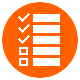 Orange checklist